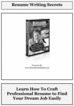 Thumbnail Resume writing secrets